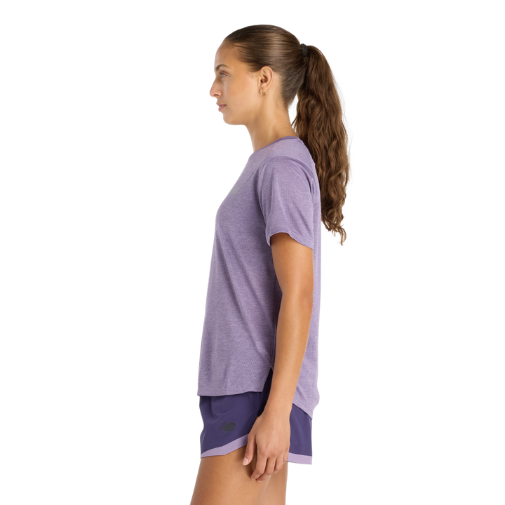 New Balance Damen-Sport-T-Shirt – kandiertes Violett – SS26