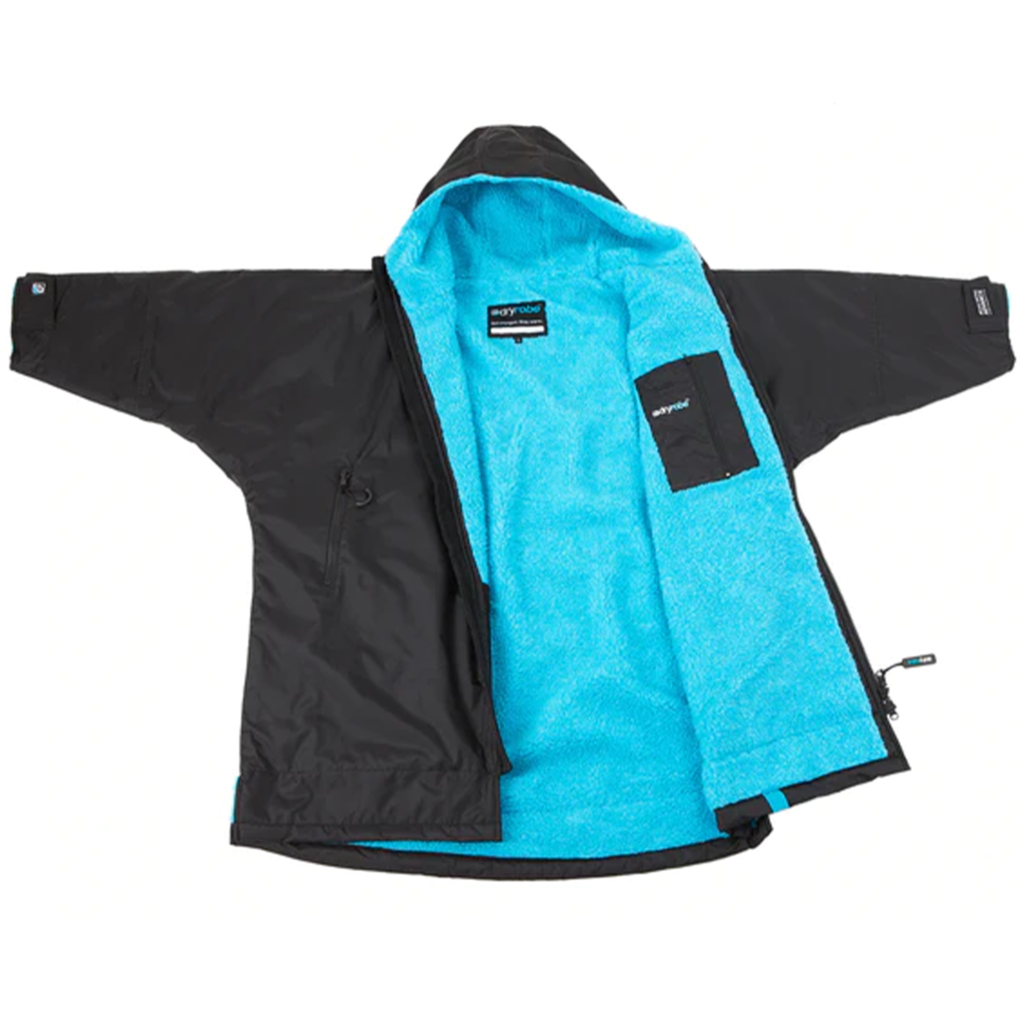 Dryrobe Advance KIDS (10-13) Long Sleeve - Black/Blue