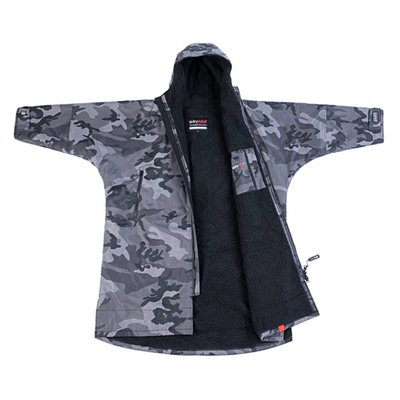 Dryrobe Advance Long Sleeve - Black/Camo