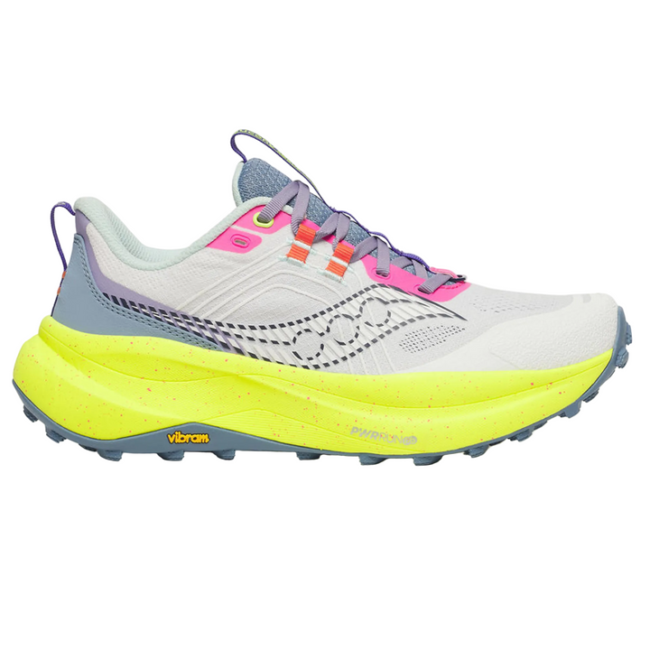 Saucony Damen Xodus Ultra 4 – Weiß/Zitrone – Trail – SS26