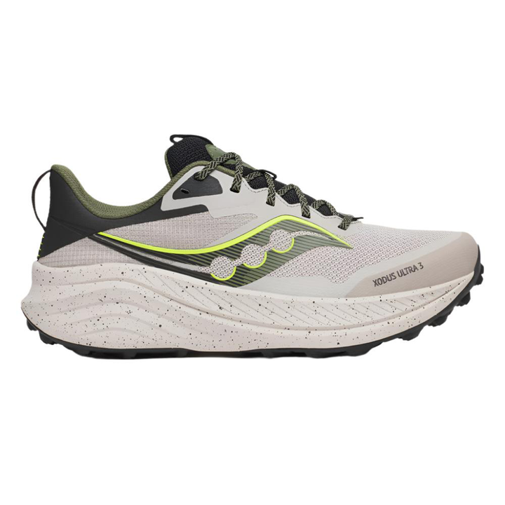 Saucony Mens Xodus Ultra 3 - Dove/Olivine - Trail - SS25
