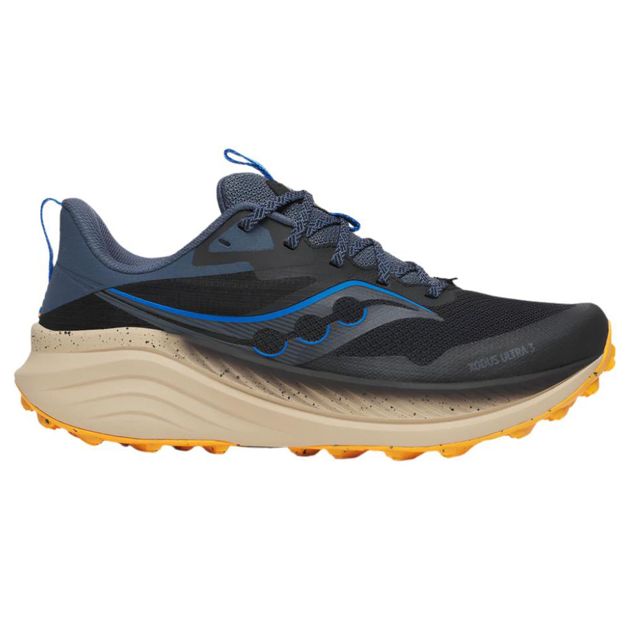 Saucony Mens Xodus Ultra 3 - Black/Dusk - Trail - SS25