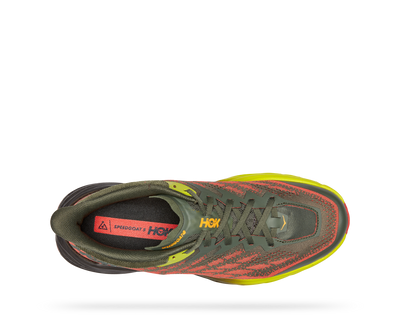 Hoka Mens Speedgoat 5 - Thyme/Fiesta - Trail