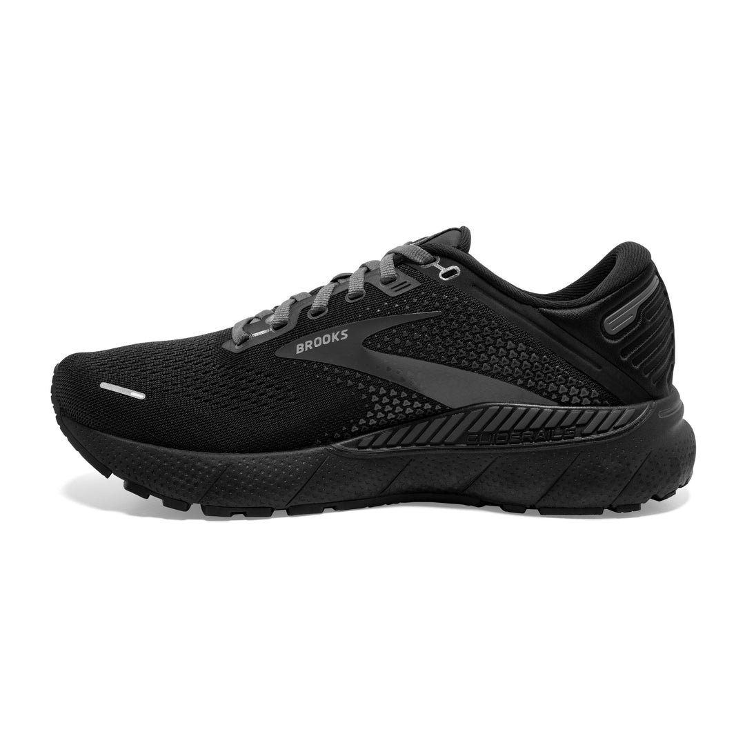 Brooks Womens Adrenaline GTS 24 - Black/Black/Ebony - Stability - SS25