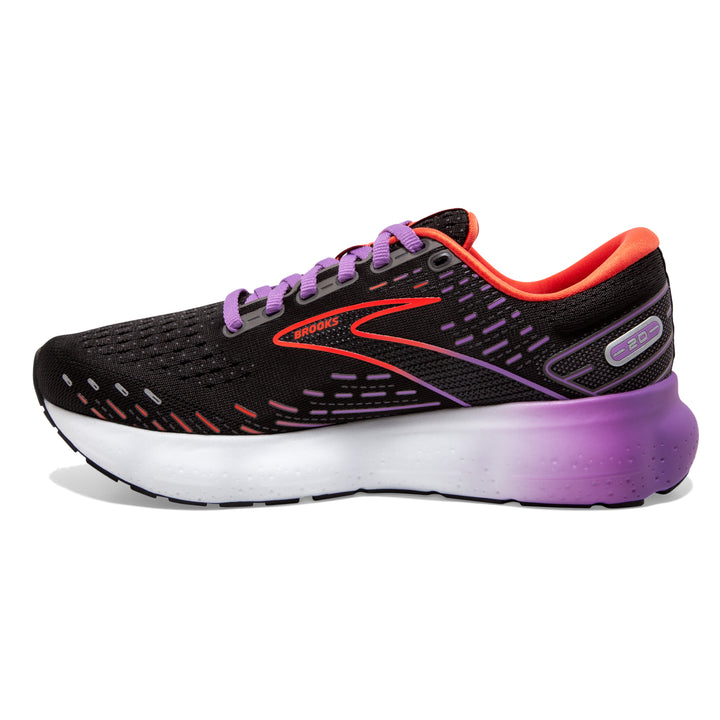 Brooks Womens Glycerin 20 - Black/Bellflower/Fiesta - Neutral