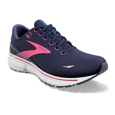 Brooks Womens Ghost 15 - Peacoat/Blue/Pink - Neutral