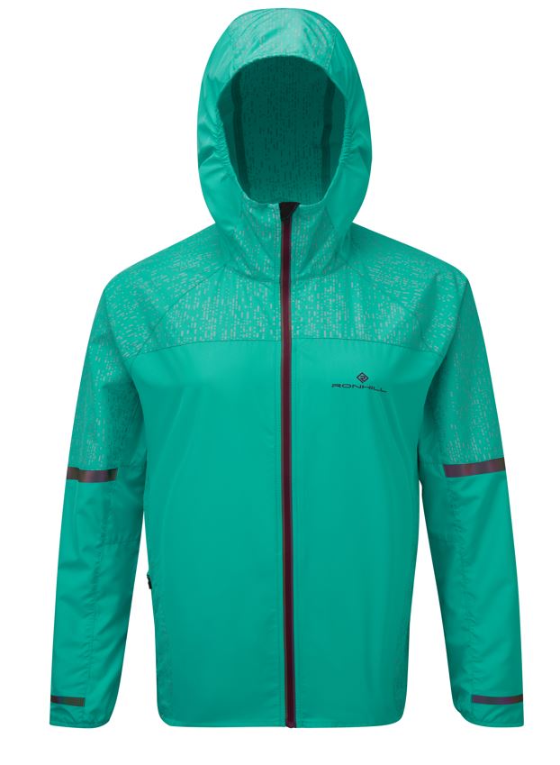 RonHill Womens Life Night Runner Jacket - Jade/Grape/Reflect