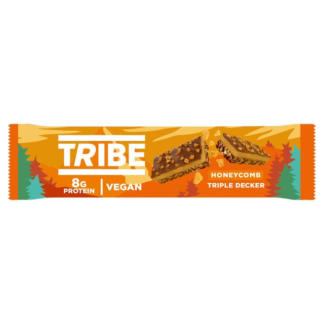 TRIBE Triple Decker Protein Bar - Chocolate Honeycomb