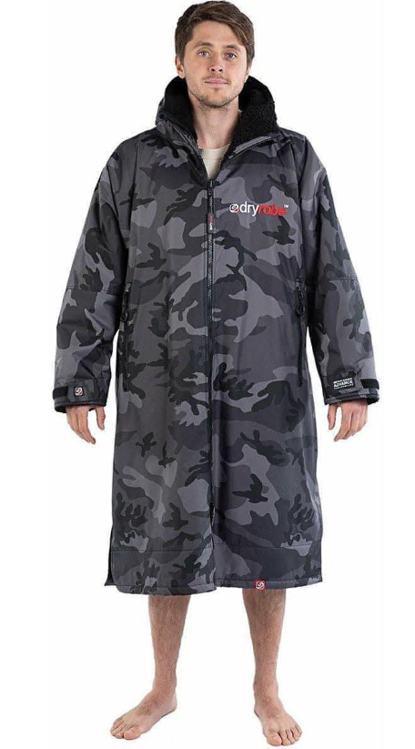Dryrobe Advance Long Sleeve - Black/Camo