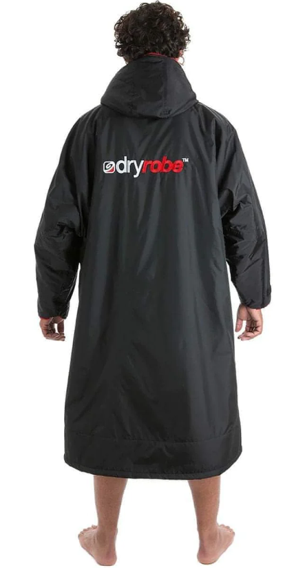 Dryrobe Advance Long Sleeve - Black/Red