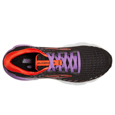 Brooks Womens Glycerin GTS 20 - Black/Bellflower/Fiesta - Stability