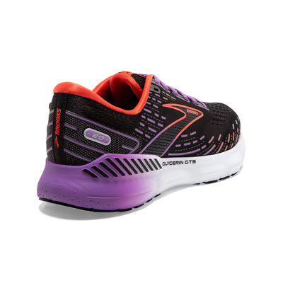 Brooks Womens Glycerin GTS 20 - Black/Bellflower/Fiesta - Stability
