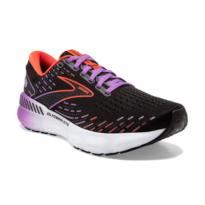 Brooks Womens Glycerin GTS 20 - Black/Bellflower/Fiesta - Stability