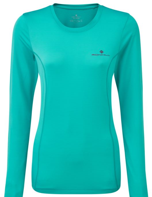 RonHill Womens Tech L/S Tee - Jade/Grape