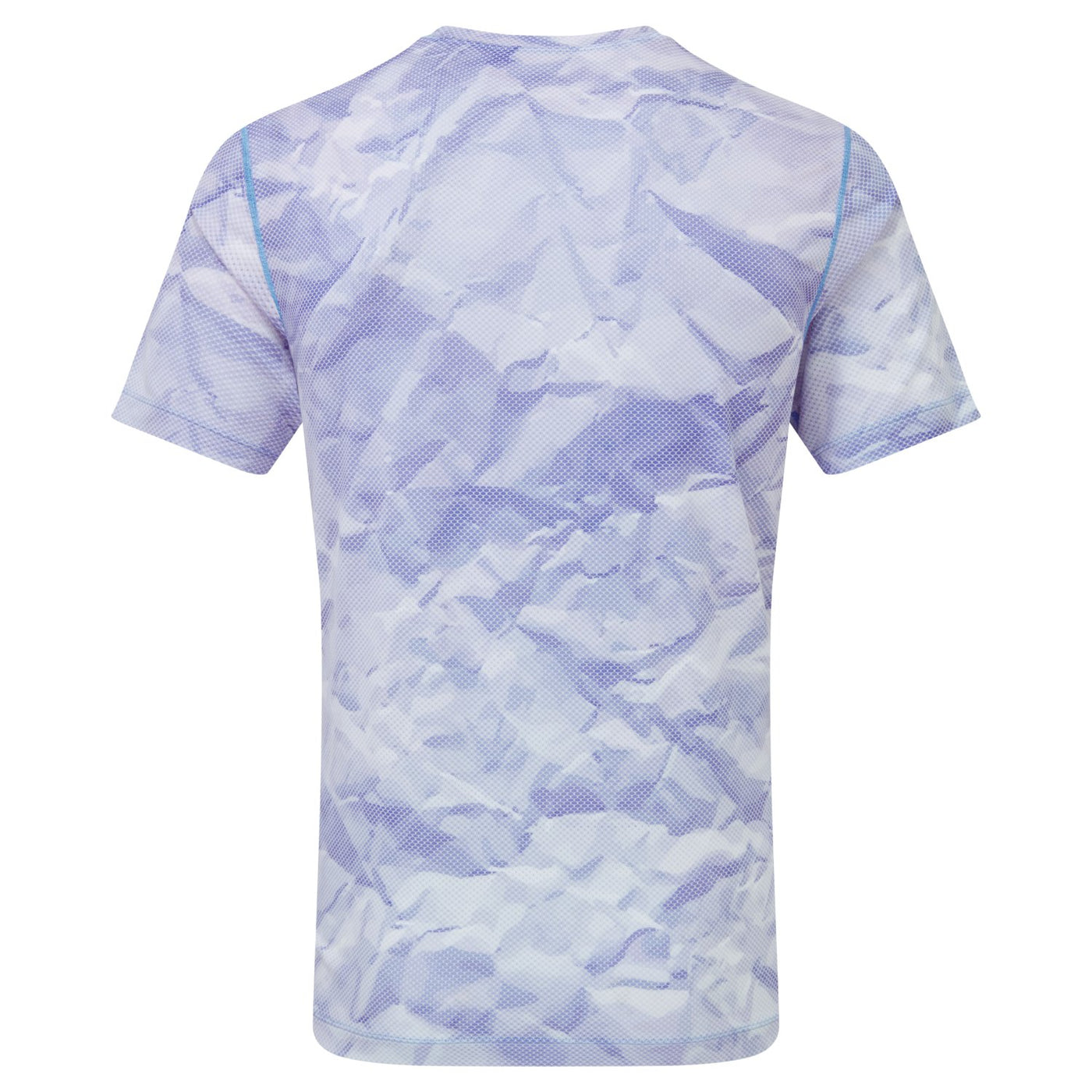 RonHill Mens Tech Golden Hour Tee - Lake Blue Crinkle