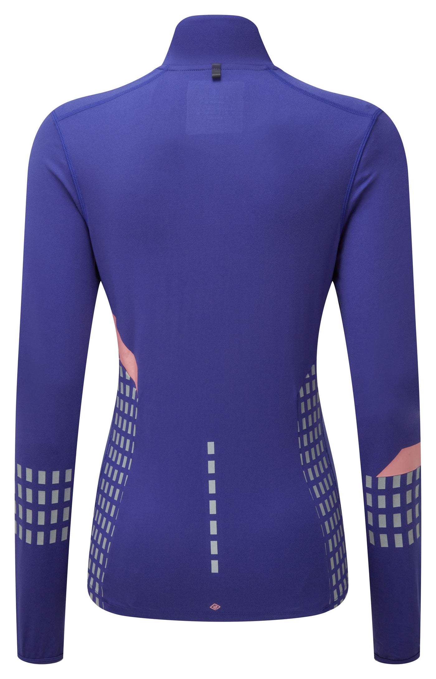 RonHill Womens Tech Afterhours 1/2 Zip Tee - Indigo/Blush/Reflect