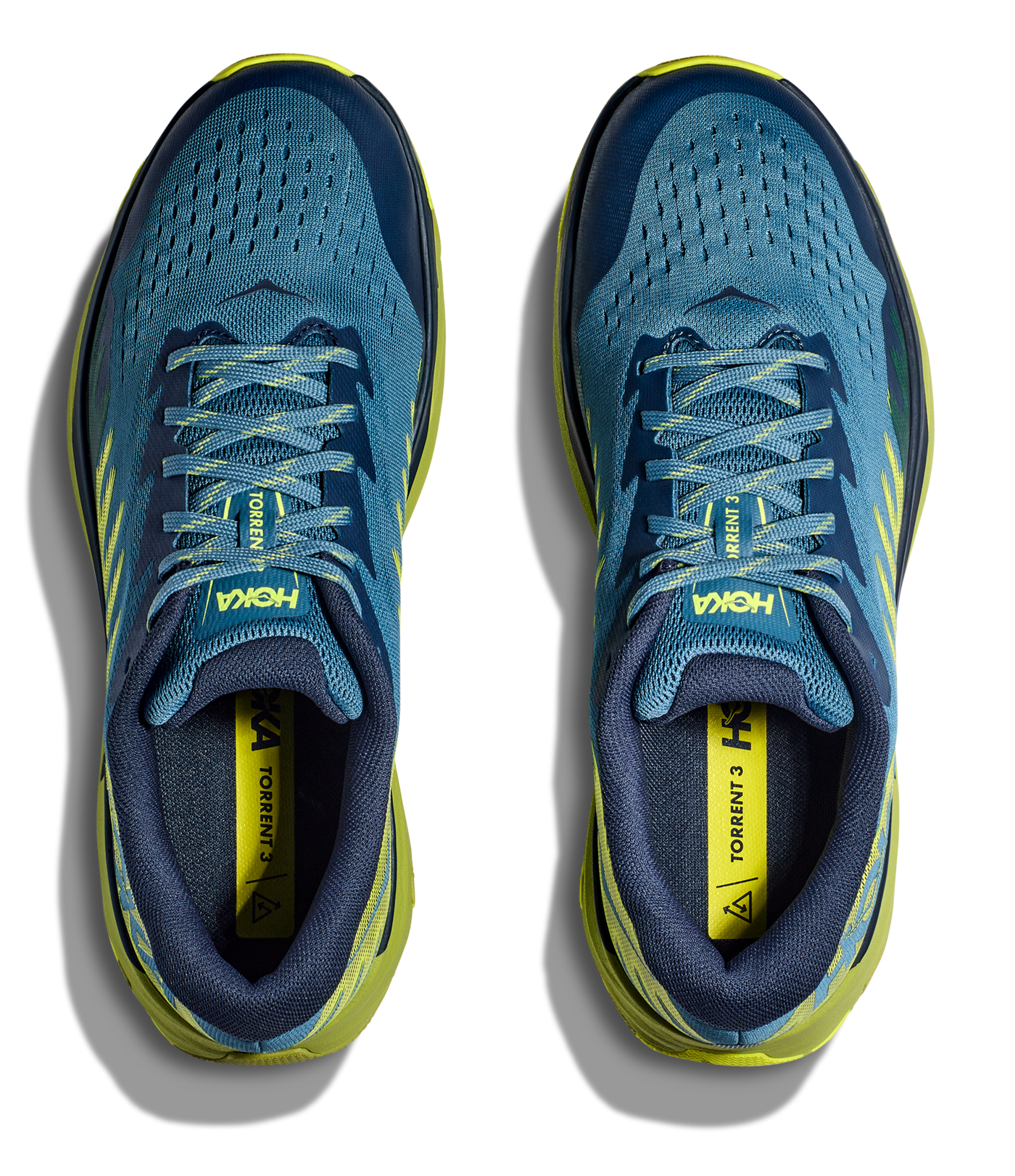 Hoka Mens Torrent 3 - Bluesteel/Dark Citron - Trail