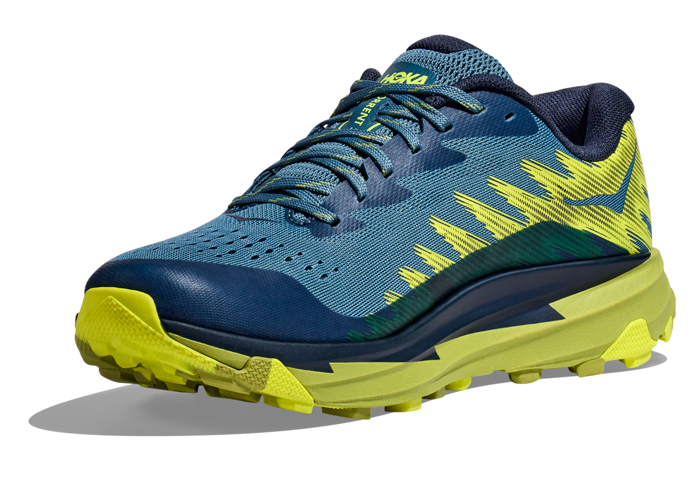 Hoka Mens Torrent 3 - Bluesteel/Dark Citron - Trail