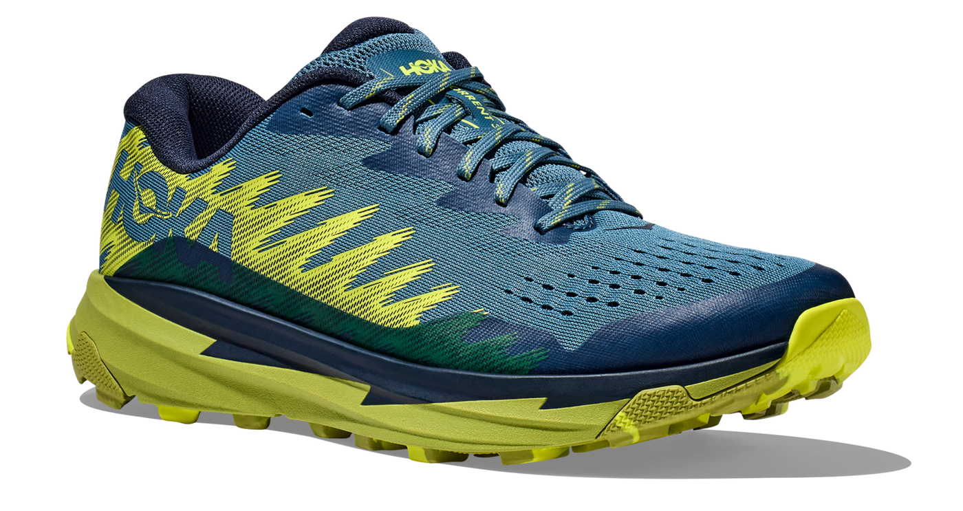 Hoka Mens Torrent 3 - Bluesteel/Dark Citron - Trail